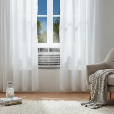A sparkling clean window air conditioner unit demonstrating improved airflow and healthy indoor environment