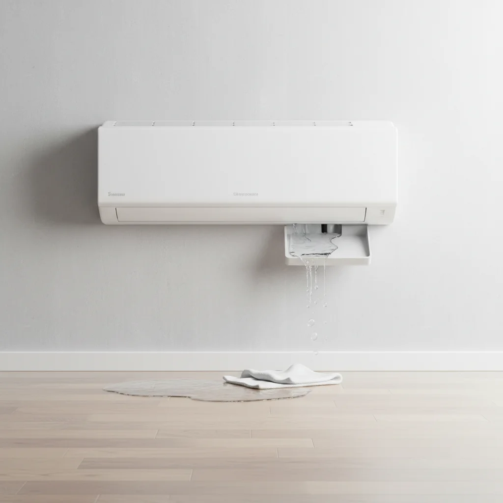 Air Conditioner Leaking Water Inside? Common Causes and Fixes